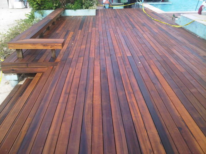 Couples Negril Greenheart Deck Supplied & Installed